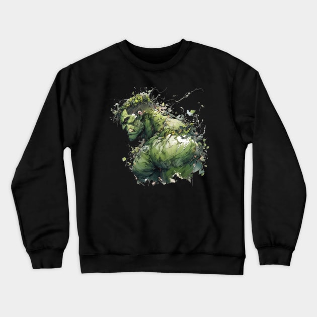 LEAVES HULK Crewneck Sweatshirt by Drank